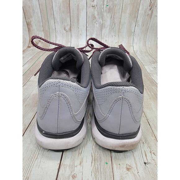 Nike Flex Trainer 5 Wolf Grey Hyper Pink Shoes 724858-017 Women's Size 7 - Picture 6 of 10